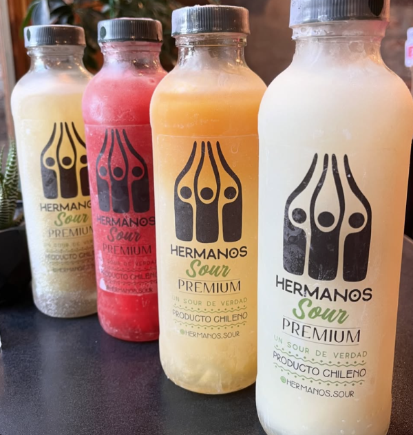 Pisco Sour Artesanal Hermanos Sour Frambuesa 475 cc
